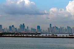 Panama City in the distance